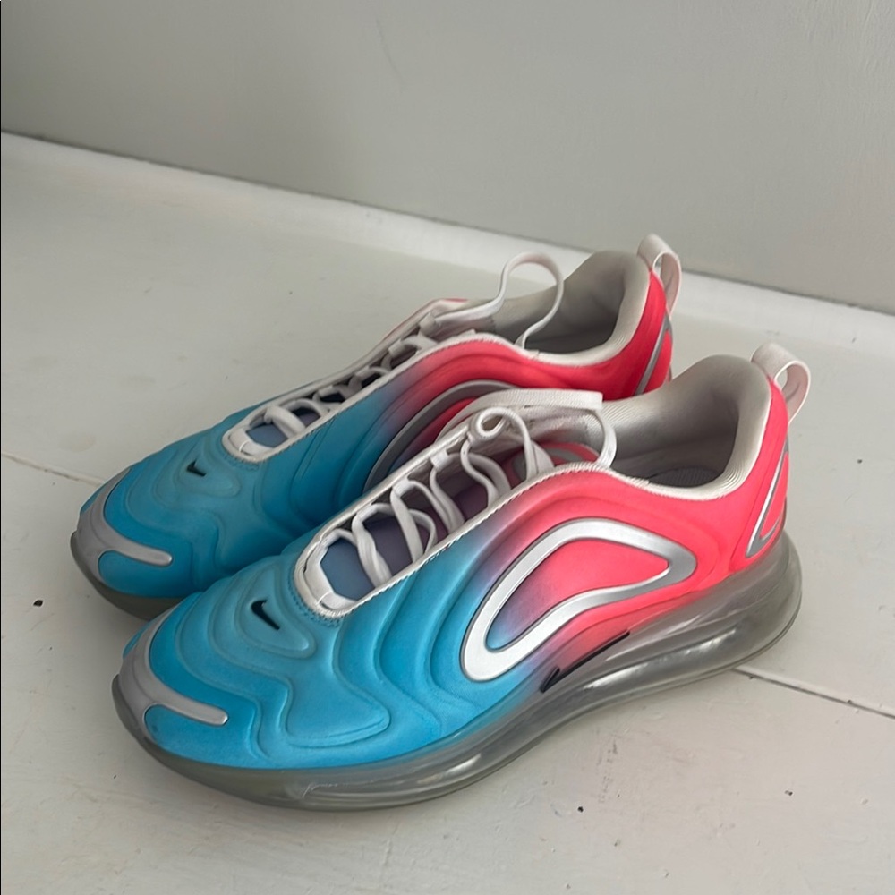 Nike Pink and White Sneakers